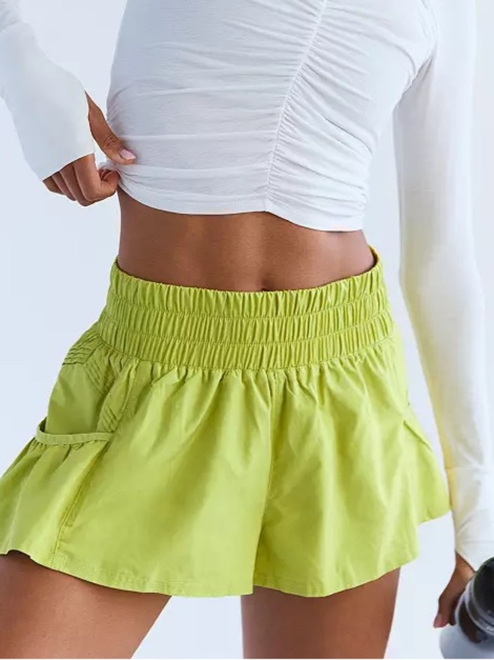FP Movement by Free People Lime Green Athletic Shorts